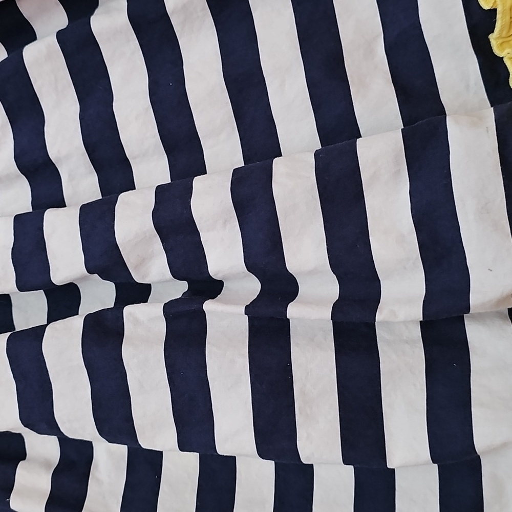Hanna Andersson Yellow and Black Striped Kids Dress - Picture 2 of 3